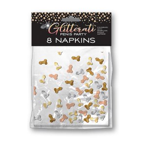 Glitterati Penis, Party Napkins