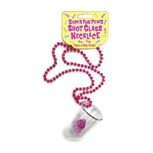 Super Fun Penis Shot Glass Necklace