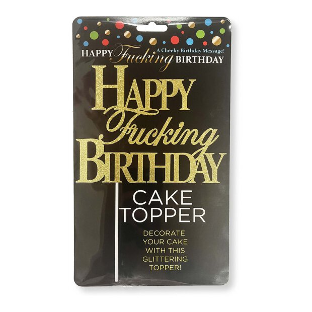 Happy FIng Birthday Cake Topper