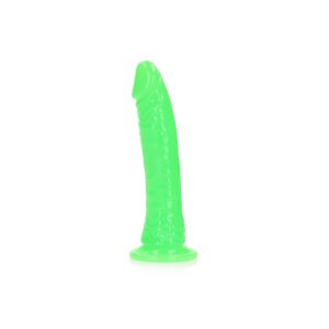 Slim Realistic Dildo with Suction Cup - Glow in the Dark...