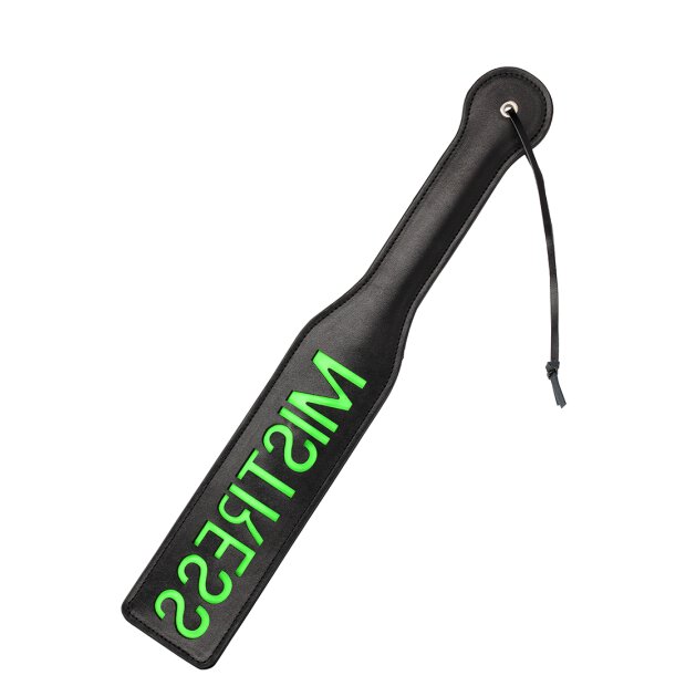 Mistress Paddle Glow in the Dark