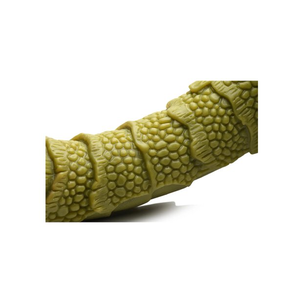Swamp Monster Scaly Silicone Dildo Black 24 cm