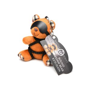Rope Teddy Bear Keychain - Brown