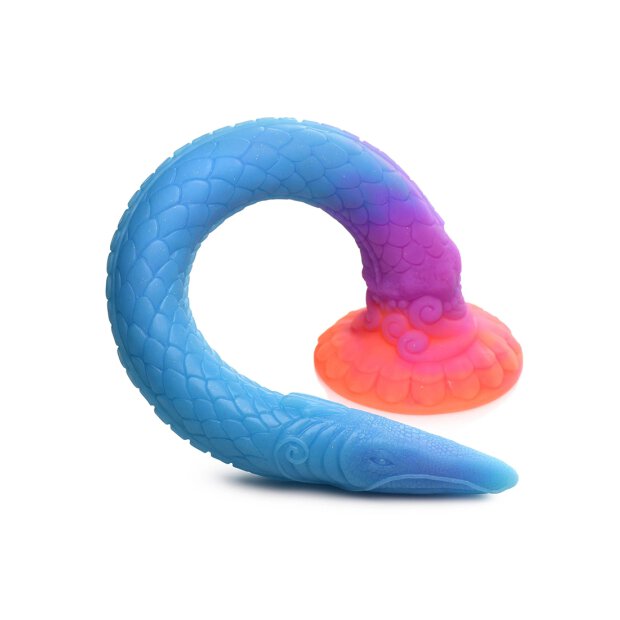 Makara Glow in the Dark Silicone Snake Dildo 46,4 cm