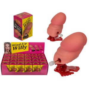 Aufziehbarer, hüpfender Penis, ca. 7 x 3 cm