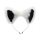 White Fox Tail Ears Set
