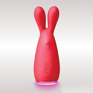 Ovo Ner Klitoris Rabbit Vibrator Pink
