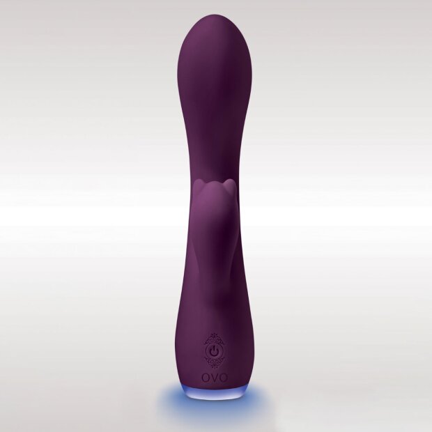 Ovo Beacon Rabbit Dual Stim G-Punkt Vibrator mit Klitoris Stimulation Lila