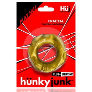 Hünkyjunk Fractal Tactile Silicone Cockring Metalic...