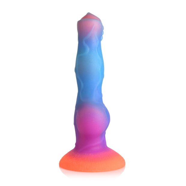 XR Brands Alien Space Dog Dildo glows in the dark