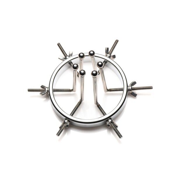 XR Brands Master Series Oculus Acier inoxydable Anal Explorer