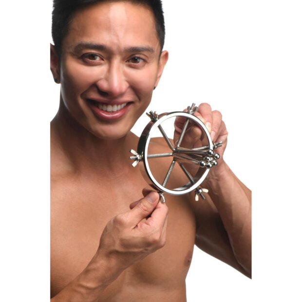 XR Brands Master Series Oculus Acier inoxydable Anal Explorer