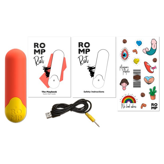 Romp Riot Mini Vibrator orange