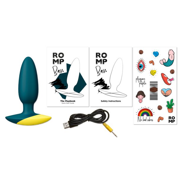 Romp Bass anal plug green