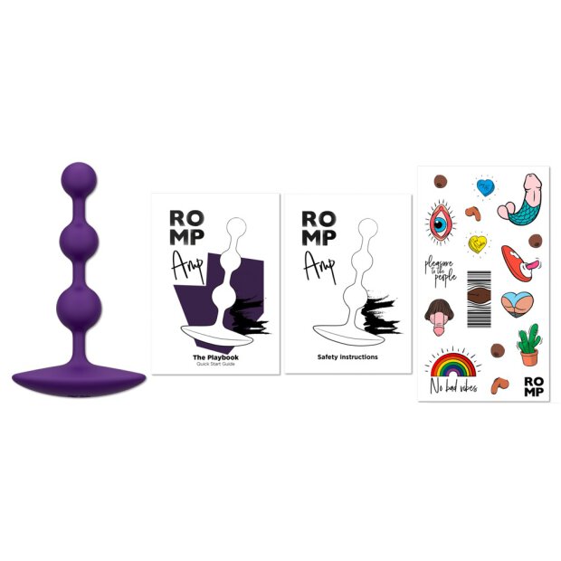 Romp Amp Flexible Analkette lila