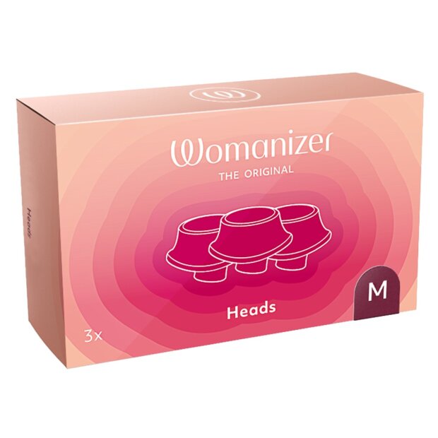 Womanizer 3x replacement caps Premium 2 red M
