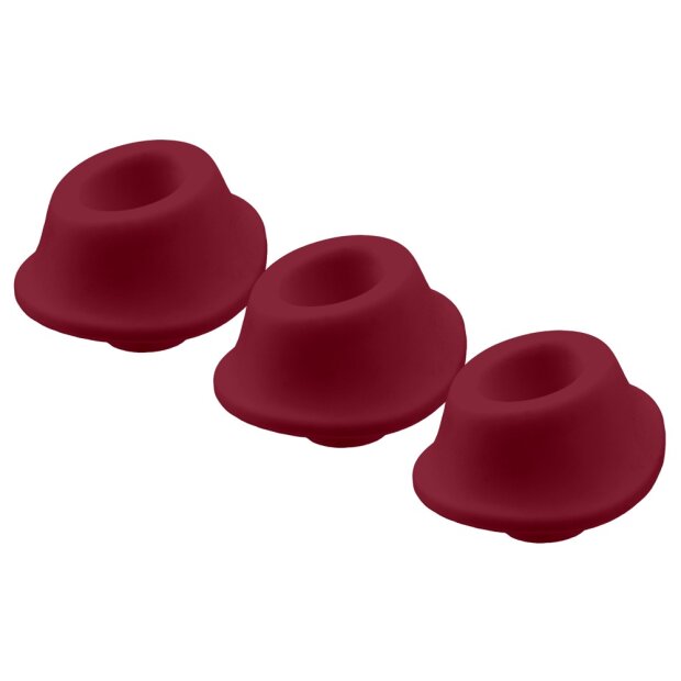 Womanizer 3x replacement caps Premium 2 red M