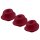 Womanizer 3x replacement caps Premium 2 red M