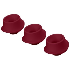 Womanizer 3x Ersatzkappen Premium 2 rot L