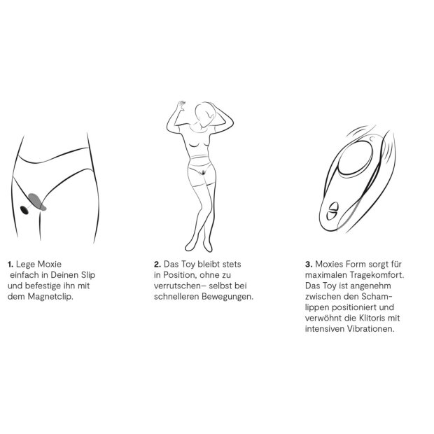 WE-VIBE Moxie+ Panty & lay-on vibrator turquoise