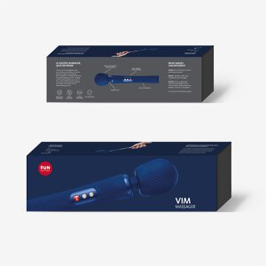 Fun Factory Vim Weighted Rumble Wand Midnight Blue