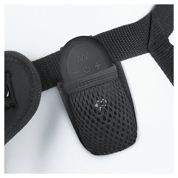 Pegasus - 8” Remote Control Realistic Silicone Dildo with Balls and Harness