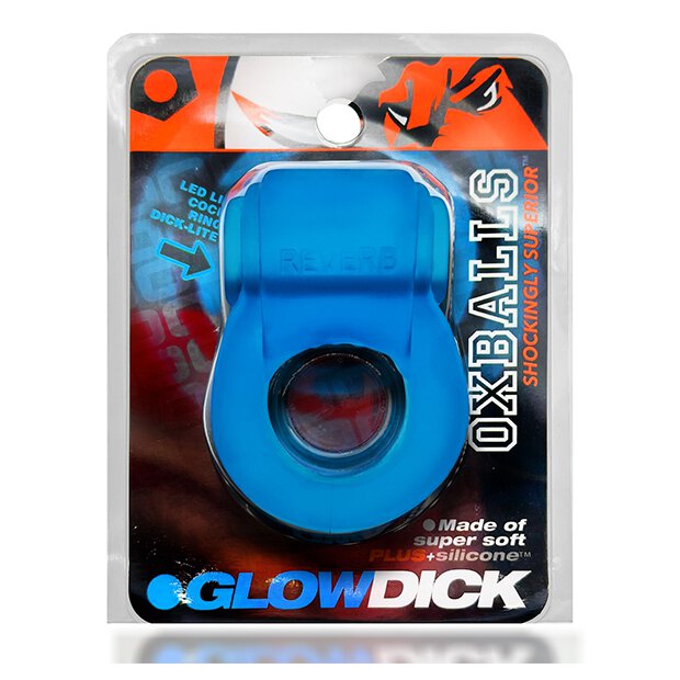 Oxballs Glowdick Cockring With Led Blue Ice