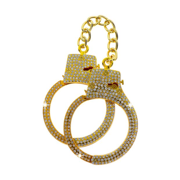Diamond Wrist Cuffs Gold