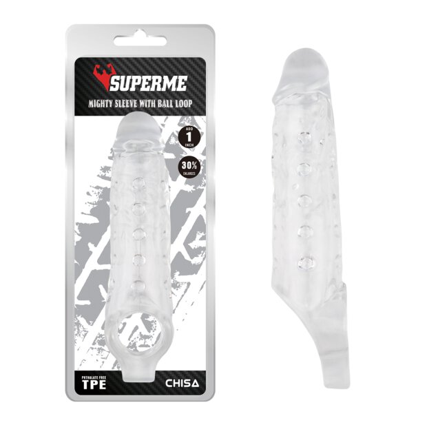 Mighty Sleeve With Ball Loop - Clear