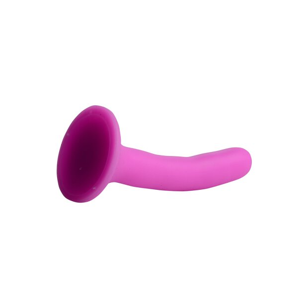 XR Brands Silikon Strap On Mini Dildo S rosa 10,7 cm