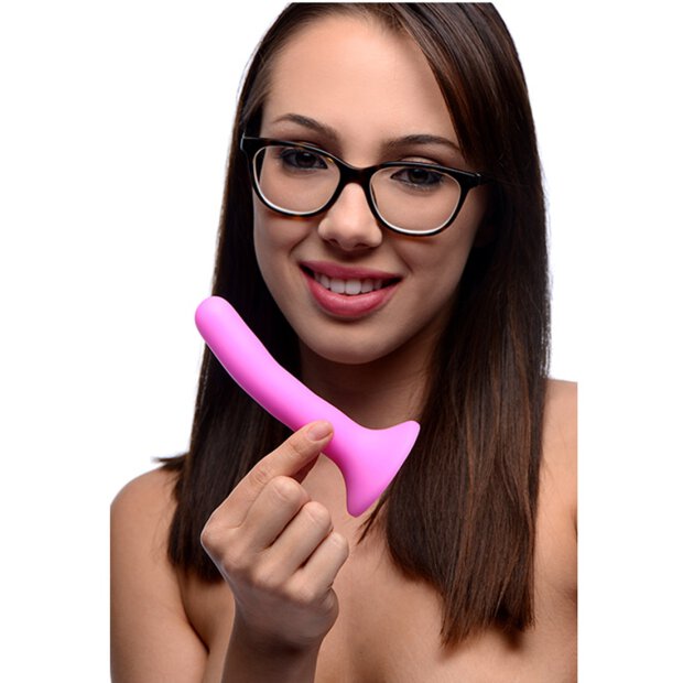 XR Brands Silikon Strap On Mini Dildo S rosa 10,7 cm