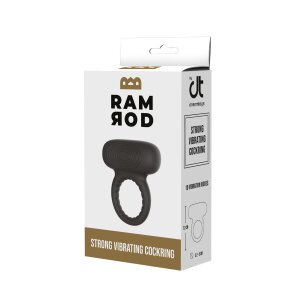 Ramrod Strong Vibrating Cockring Black