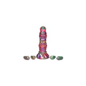 Larva Silicone Ovipositor Dildo with Eggs 22,9 cm