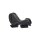 Kinky Sex Chaise with Love Pillows Black