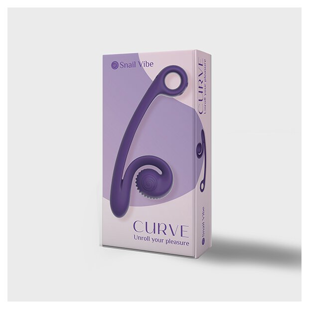 Snail Vibe Curve Vibrator Purple