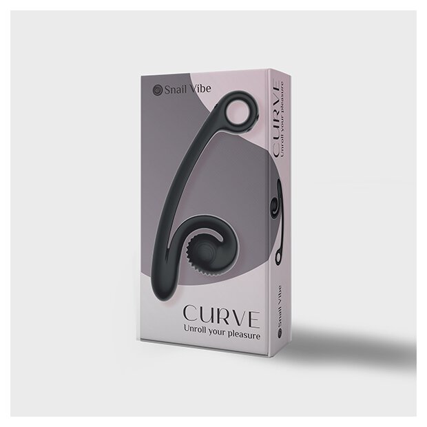 Snail Vibe Curve Vibrator Black