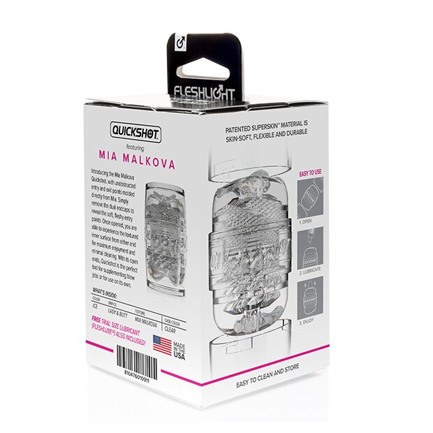 FLESHLIGHT Quickshot Mia Malkova Vagina & Anus Masturbator