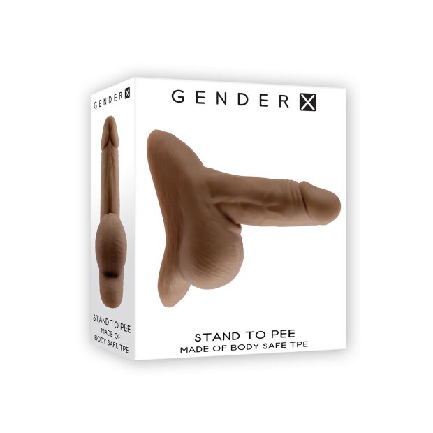Gender X TPE Stand To Pee Dark Flesh