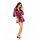 Beauty Night Fashion Summer peignoir & thong burgunder S/L