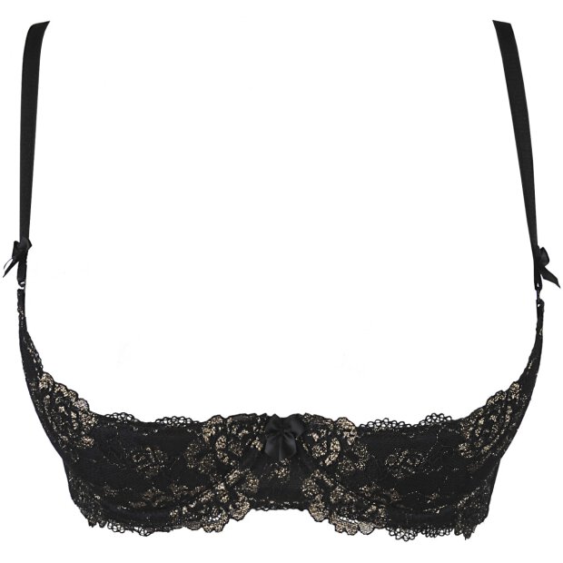 Axami bra black with open cups S