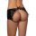 Beauty Night Fashion Doris Metallic Panty Schwarz
