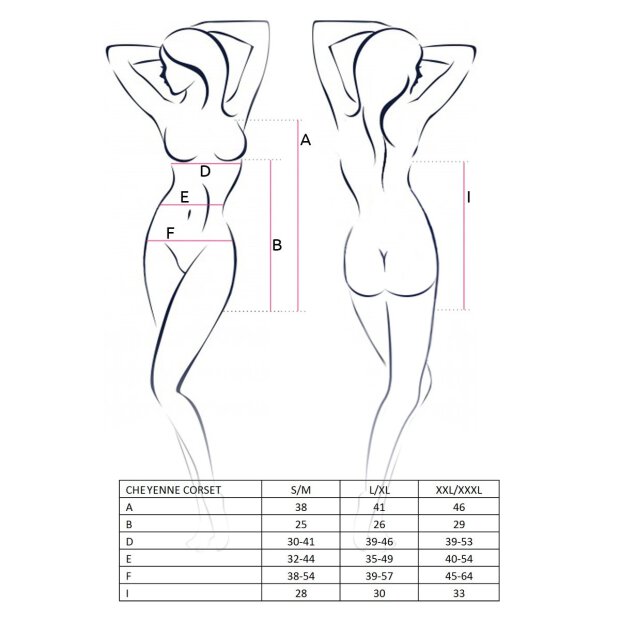 Casmir Cheyenne corset schwarz