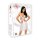 Beauty Night Fashion Adelaide chemise weiß