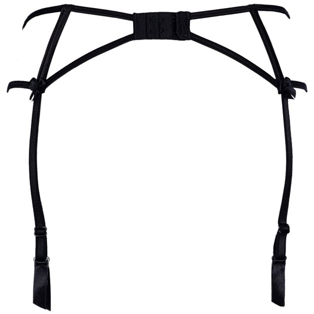 Axami garter belt beige-black