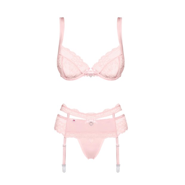 Obsessive Heartina 3pcs set pink