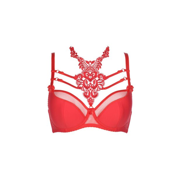 Axami Plus Size bra red