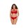 Axami Plus Size bra red