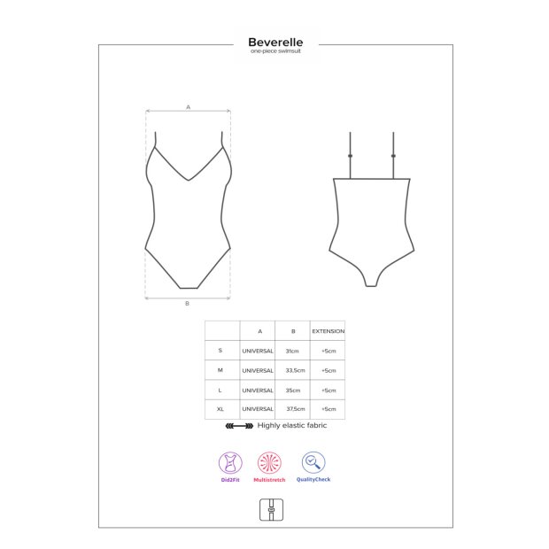 Obsessive Beverelle swimsuit black