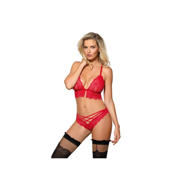 Róza Zuza half-corset red