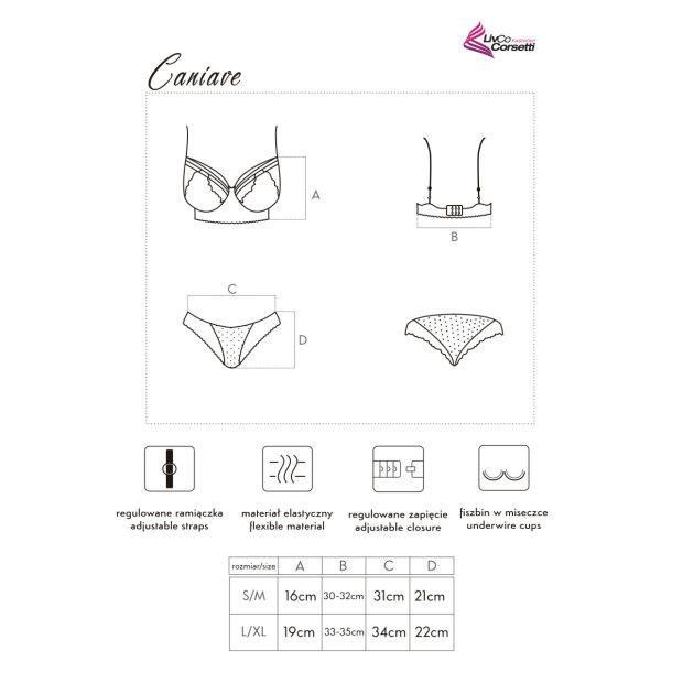 LivCo Corsetti Fashion Canivae 2pcs set black